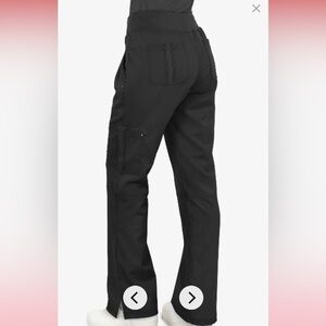 Purple Label Yoga-Black Cargo Pants/2 Pocket top-LP/Med